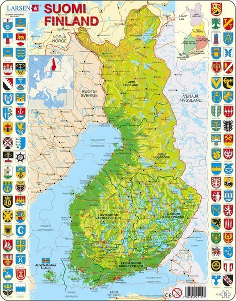 Suomen Järvet Kartta