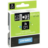 DYMO D1 12 MM VALKOINEN/MUSTA POHJA