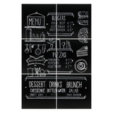 Liitutaulu 6 kpl, 40x40cm