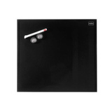 Lasikirjoitustaulu musta 30x30cm ***KEVÄTTARJOUS***