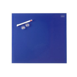 Lasikirjoitustaulu sininen 30x30cm ***KEVÄTTARJOUS***