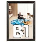 Snap-kehys Classic B1 musta (700x1000mm) ***TALVITARJOUS***