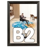 Snap-kehys Classic B2 musta (500x700mm) ***KEVÄTTARJOUS***