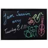 Liitutaulu 40x60 cm Black Line + liitutaulukynä