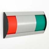 Ovikyltti Vapaa - Varattu Punainen / Vihreä 52 x 200 mm