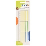 Läpinäkyvä viivoitin, mukana merkintätarrat 30 kpl 