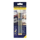 Chalk Marker liituhuopakynä 1-2 mm 2kpl kulta ja hopea