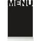 Siluetti liitutaulu MENU +liitutaulukynä