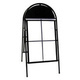 Ulkomainosteline Kaari musta B2 (525x740mm)