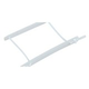 Arkistohaarukka E-Clip 8 cm, 100 kpl, valkoinen