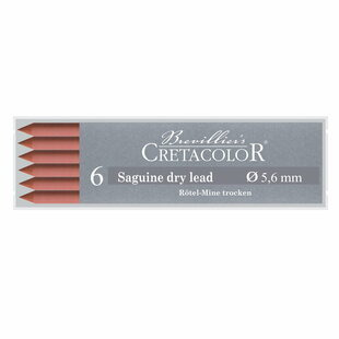 Cretacolor Artist 5,6 mm verenpunainen 6 kpl  