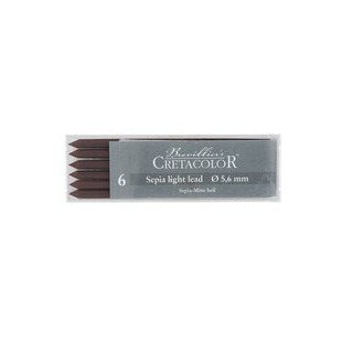 Cretacolor Artist 5,6 mm vaaleanruskea 6 kpl  