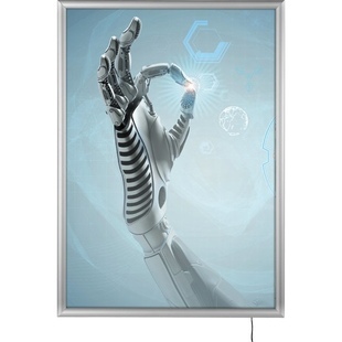 LED valotaulu A2 snap-kehyksellä (420x594mm)