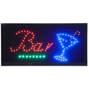 Led-kyltti 48x24 cm BAR