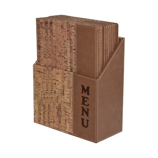 Menukansio A4 korkki 10 kpl + boxi 