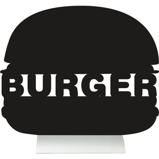 Siluetti liitutaulu Burger +liitutaulukynä