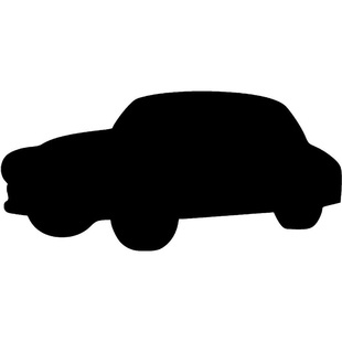 Siluetti liitutaulu Auto +liitutaulukynä
