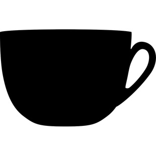 Siluetti liitutaulu Kuppi +liitutaulukynä