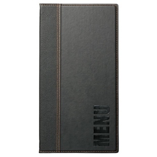 Menukansio 34x18 cm Securit® TRENDY musta
